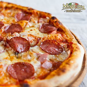 Пицца 4 мяса гранде (980г), Траттория Маркони
