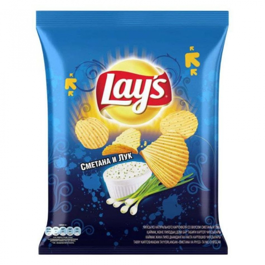 Доставка Чипсы Lays со сметаной и луком из Бар Угловой в Молодечно |  Just-Eat.by